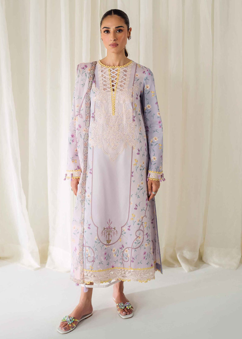 Qalamkar Q Prints Pakistani Unstitched Dress | Code6